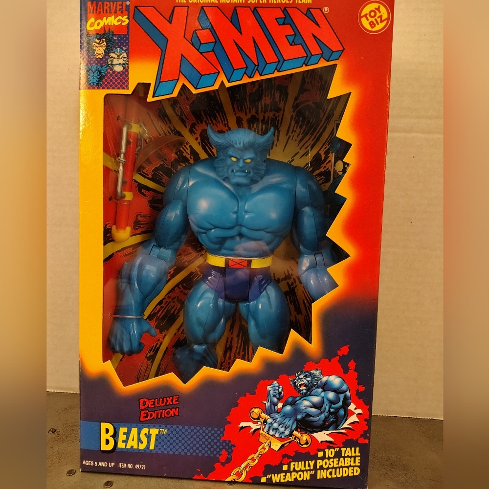 Marvel X-Men Beast Action Figure - Blue Deluxe Edition